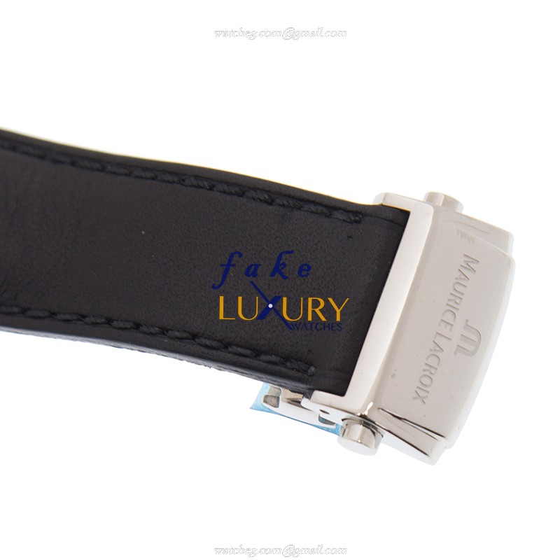 PT6247-SD501-350 - Maurice Lacroix PONTOS Replica Watch Black Dial Automatic Leather - Image 4