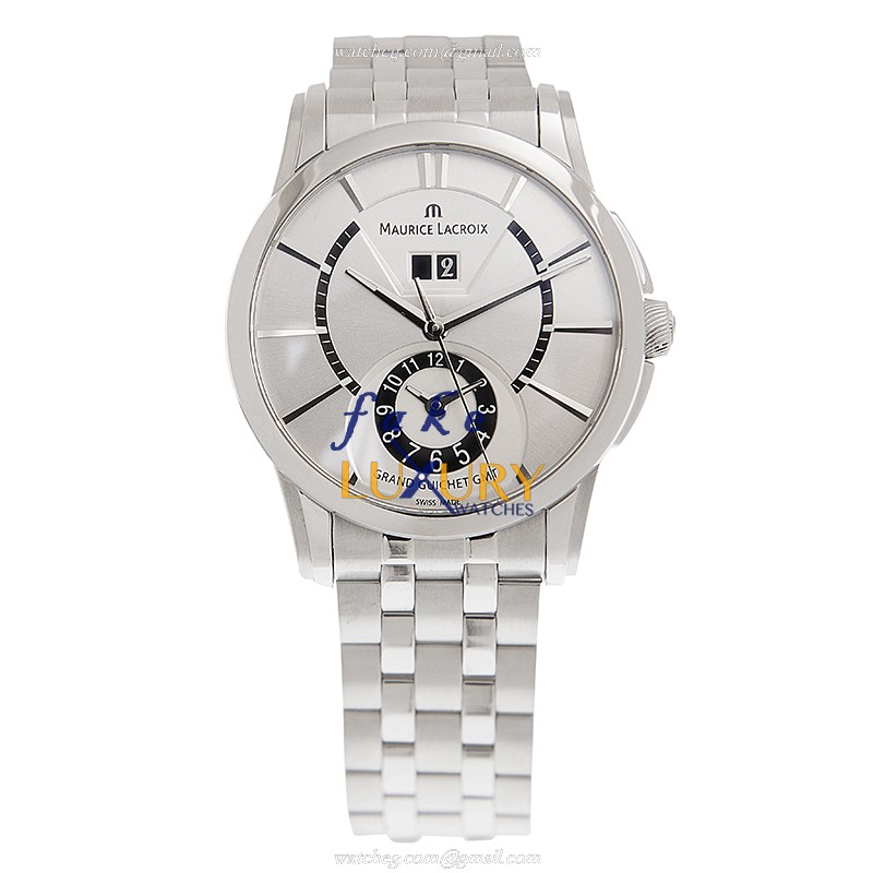Maurice Lacroix PT6238-SS002-130 Pontos Replica Watch, Silver Dial, Steel Case, Automatic - Image 2
