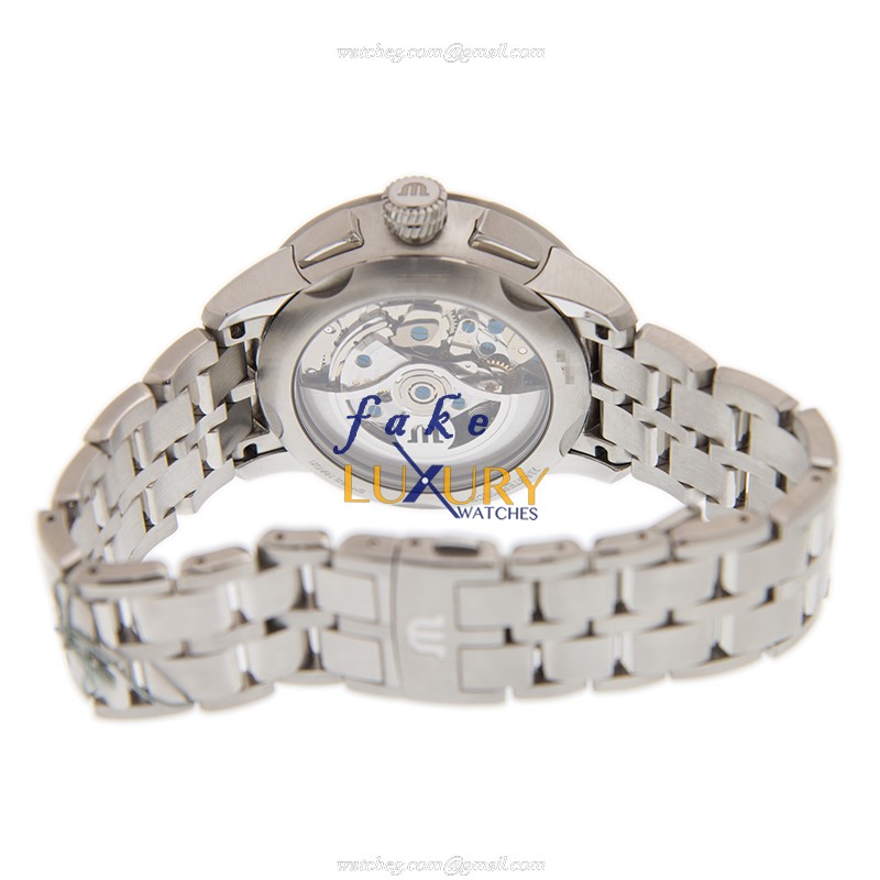 Maurice Lacroix Replica Watch MP6348-SS002-32E Masterpiece, Black Dial, Steel Bracelet, Automatic - Image 4