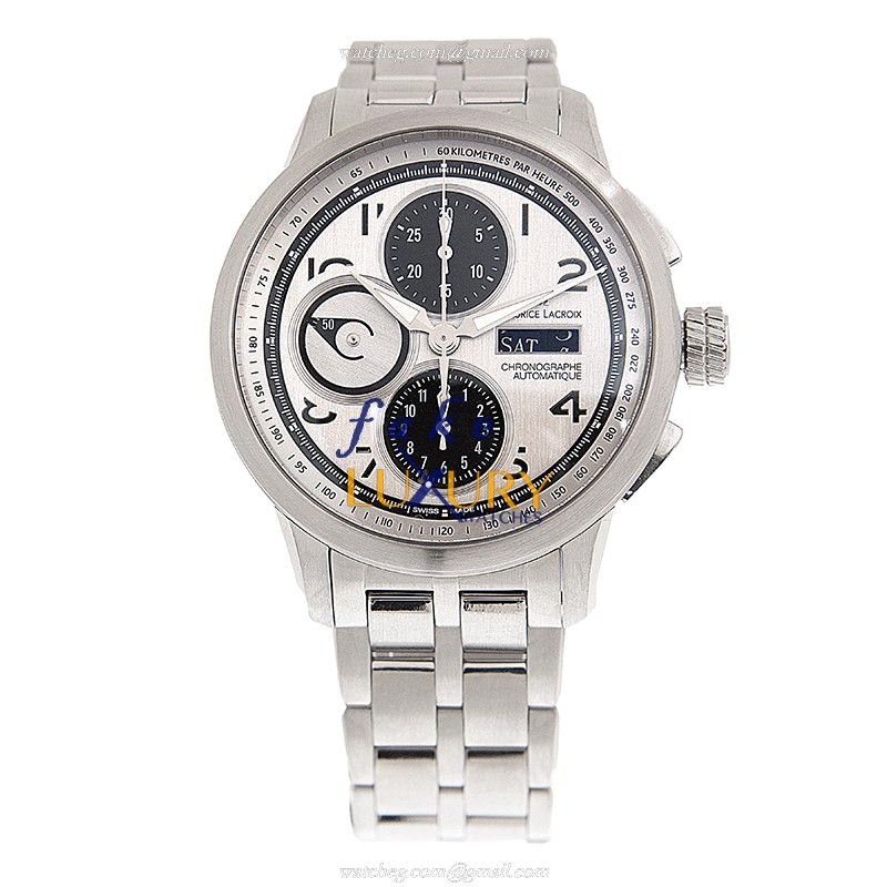 Maurice Lacroix MP6348-SS002-12E MASTERPIECE Automatic Silver Dial Stainless Steel Replica Watch - Image 2
