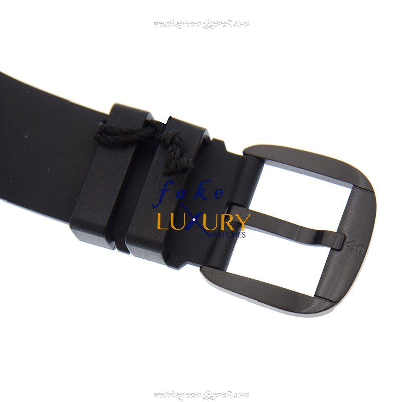 Corum 082.310.98/0371 SM04 Bubble Replica Watch - Automatic - Black Dial - Rubber Strap - Steel - Image 4