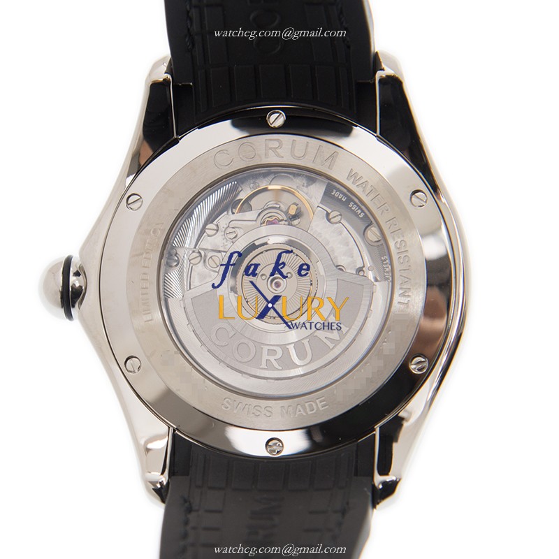 Corum 082.410.20/0601 ST01 Bubble Automatic Steel Red Dial Leather Strap Replica Watch - Image 3