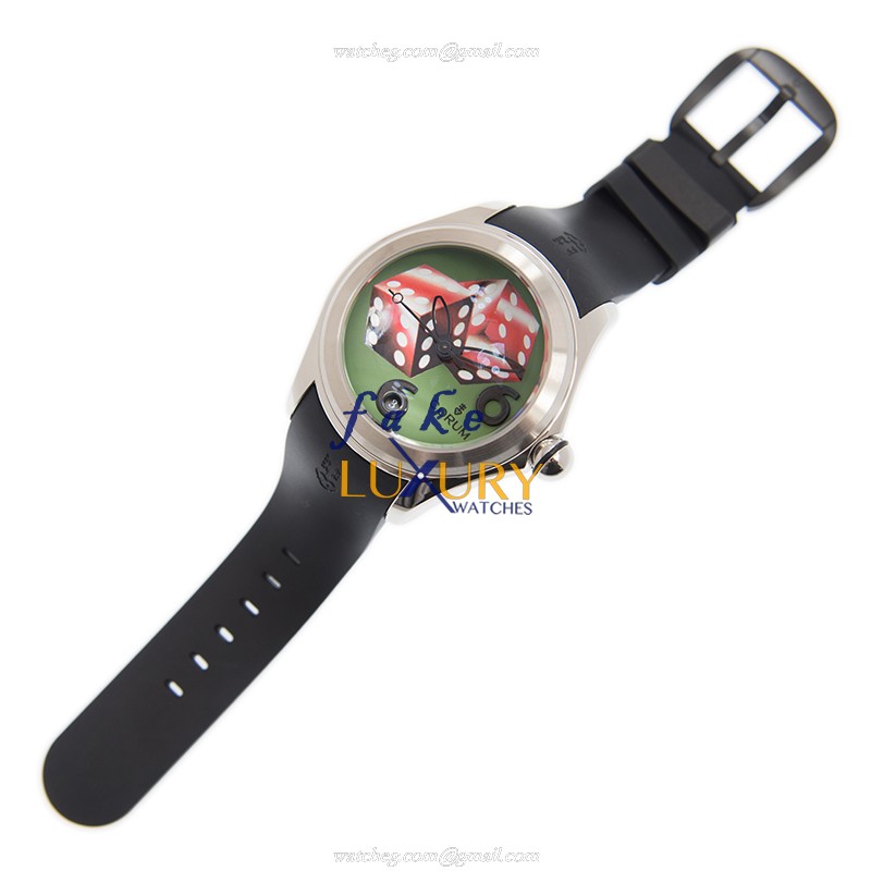 Corum Bubble 082.310.20/0371 DI06 Automatic Green Dial Stainless Steel Replica Watch - Image 2