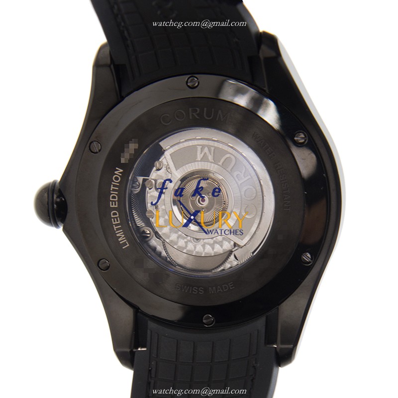 Corum 082.310.98/0335 PR01 Bubble Replica Watch, Automatic, Red Dial, Steel Case, Red Leather Strap - Image 3