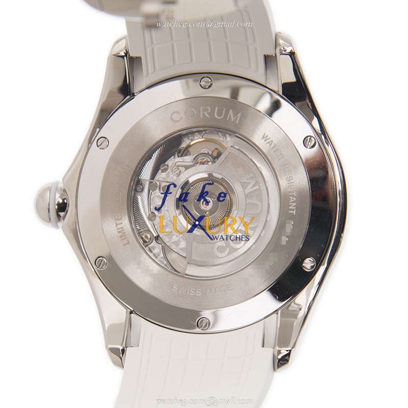 Corum 082.310.20/0379 WW01 Bubble Automatic White Dial Stainless Steel Replica Watch - Image 3
