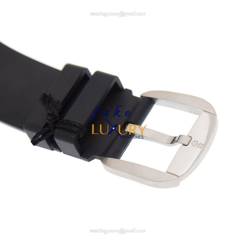 Corum 082.310.20/0371 SK01 Replica Watch Automatic Black Dial Stainless Steel Case Rubber Strap - Image 4