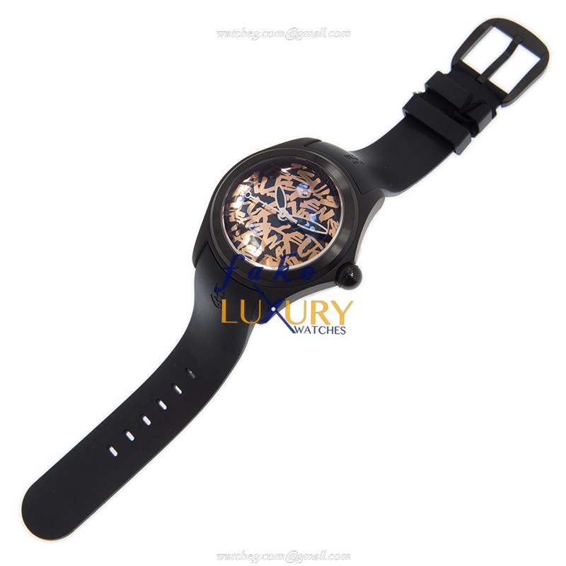 082.310.98/0371 BO01 - Corum Bubble Replica Watch - Automatic - Steel - Black Dial - Image 2