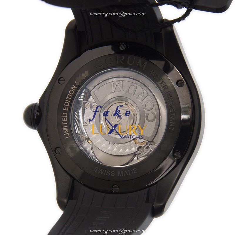Corum 082.410.98/0371 GC01 Bubble Replica Watch, Green Dial, Steel Case, Automatic Movement - Image 3