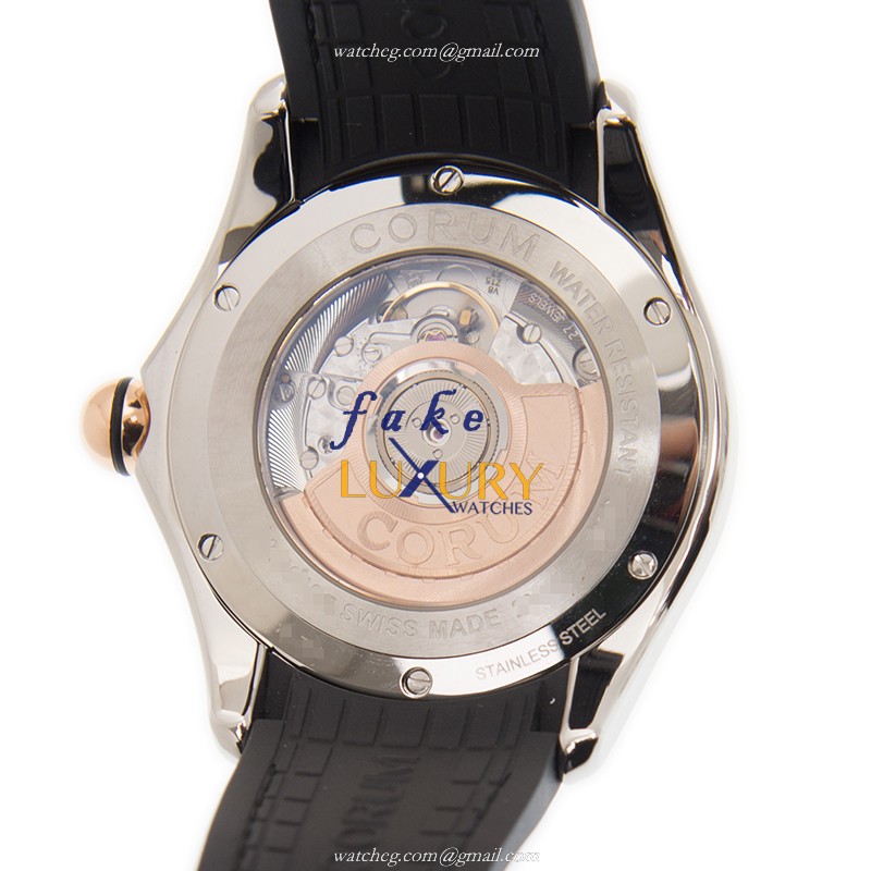 Corum 395.100.24/0002 OT01 Replica Watch, Automatic, 42mm, Brown Dial, Rose Gold & Steel Case - Image 3