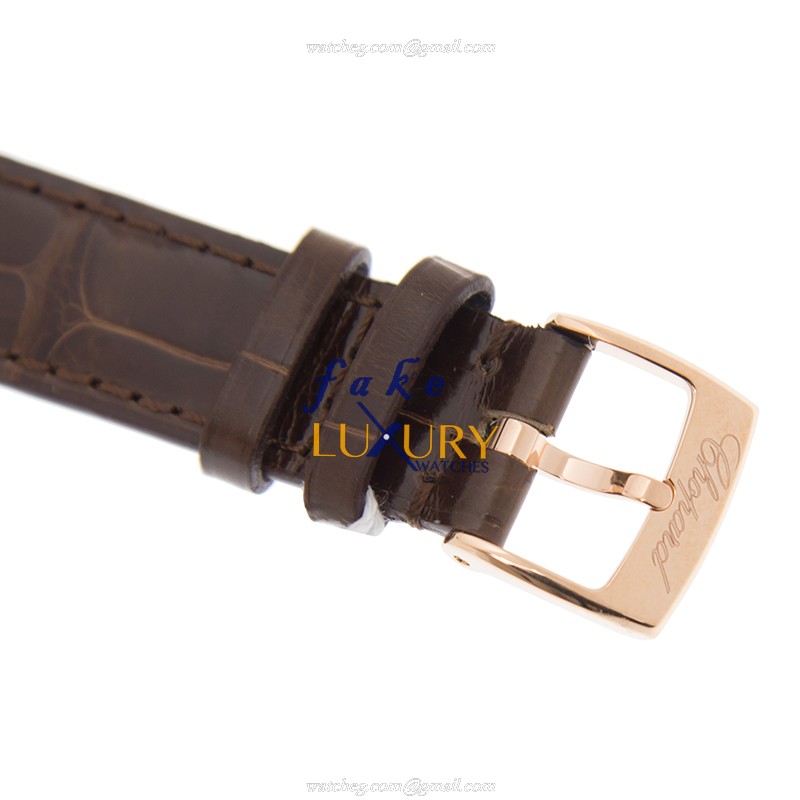 Chopard 274893-5012 Automatic 18kt Rose Gold Diamond Replica Watch, Swiss Movement, White Dial - Image 4