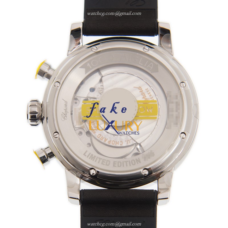 Chopard 168589-3011 MILLE MIGLIA GT XL Automatic Stainless Steel Replica Watch, Yellow Dial, Black - Image 3