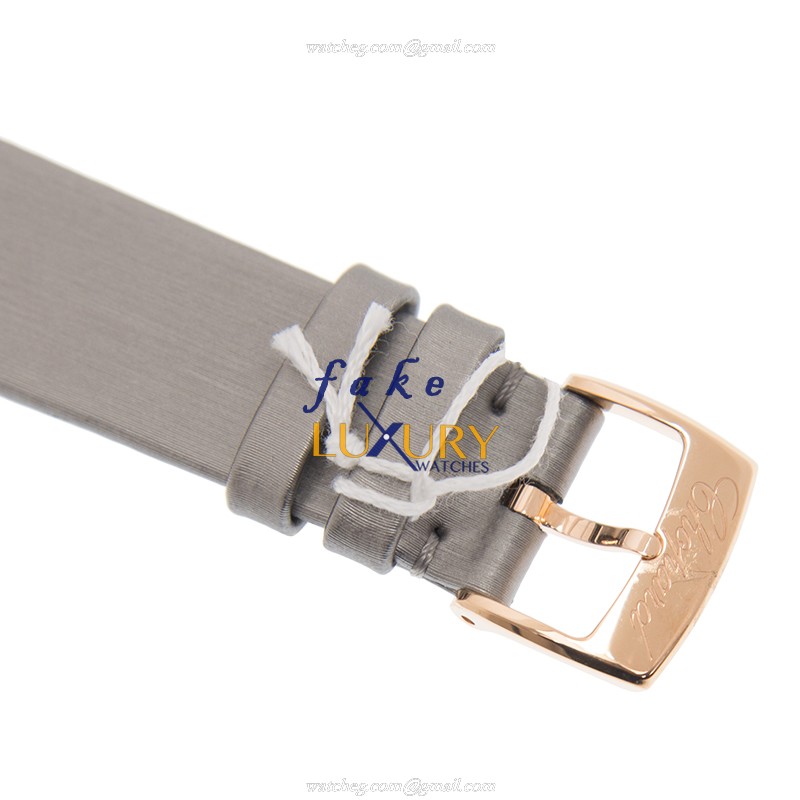 Chopard 274808-5012 Happy Sport Automatic 18kt Rose Gold Replica Watch - Swiss Movement, Gray Dial - Image 4
