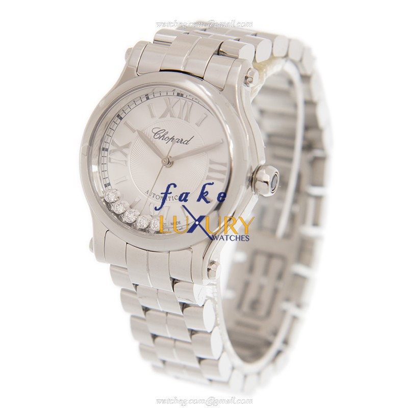 Chopard 278573-3002 HAPPY DIAMONDS - Automatic - Stainless Steel Case - Replica Watch - Image 3