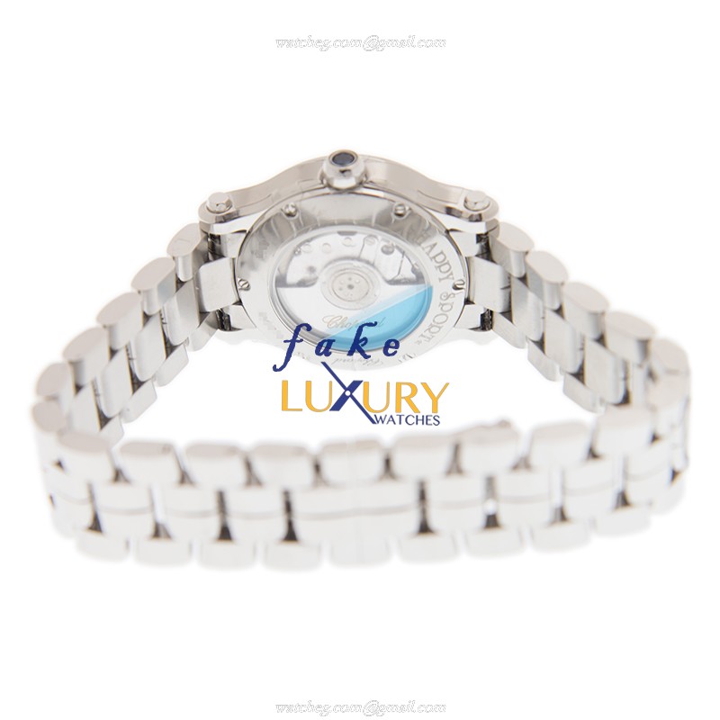 Chopard 278573-3002 HAPPY DIAMONDS - Automatic - Stainless Steel Case - Replica Watch - Image 4