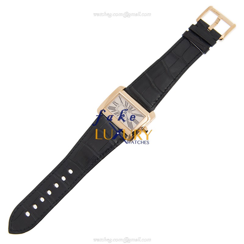Cartier W6300556 TANK Quartz 18kt Yellow Gold Replica Watch, Automatic, Silver Dial, Model - Image 2