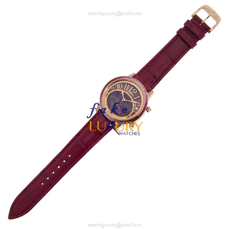 Jaeger-Lecoultre Q3482561 RENDEZ VOUS Automatic 18kt Rose Gold & Diamonds - Purple Dial - Red - Image 2