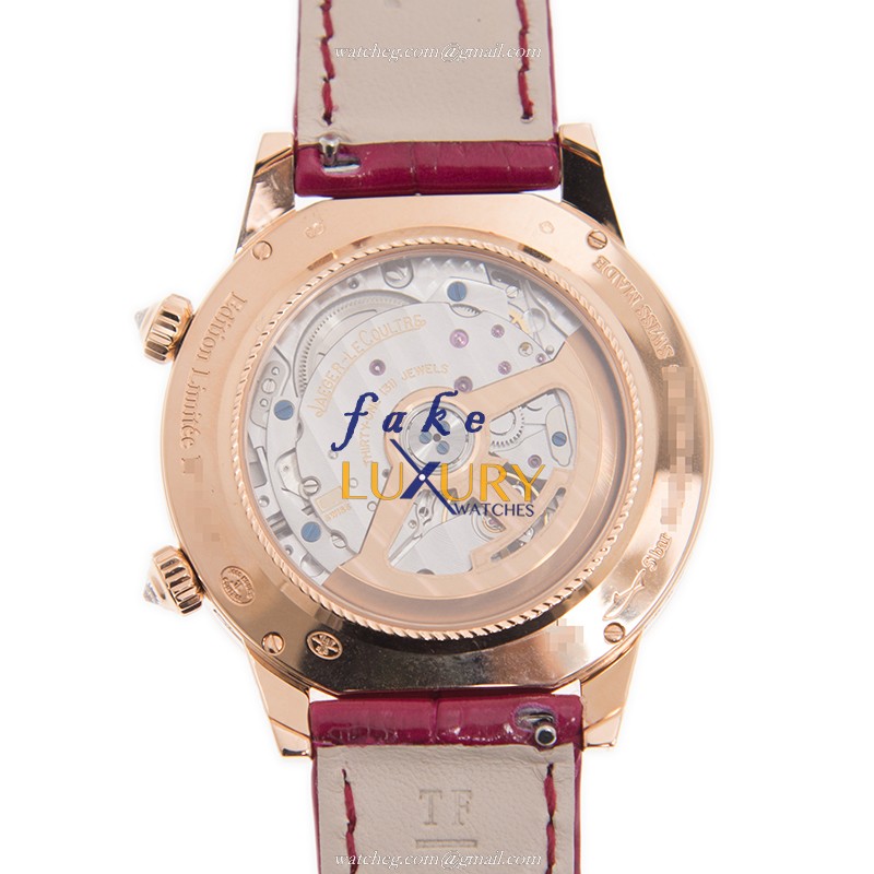 Jaeger-Lecoultre Q3482561 RENDEZ VOUS Automatic 18kt Rose Gold & Diamonds - Purple Dial - Red - Image 3