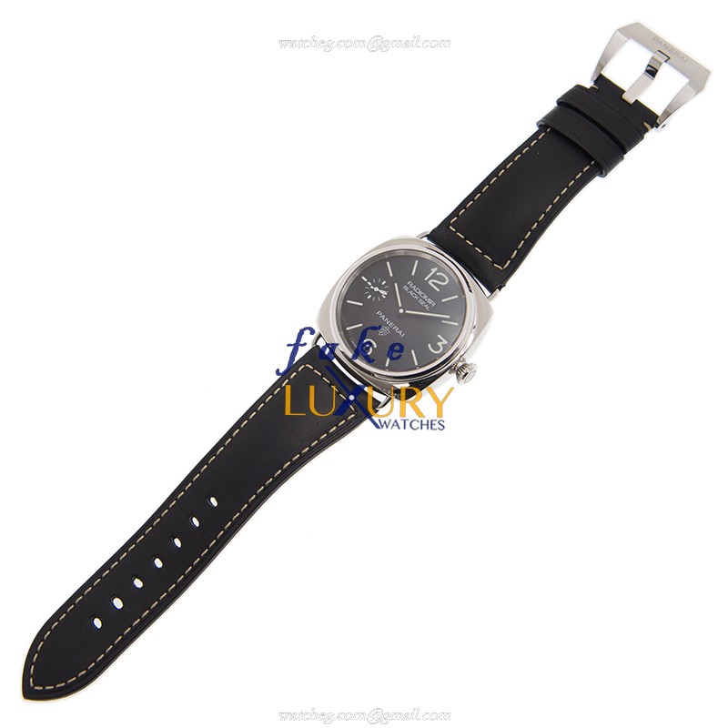 Panerai PAM00754 RADIOMIR Manual Wind Stainless Steel 45mm Black Dial Leather Strap Replica Watch - Image 2