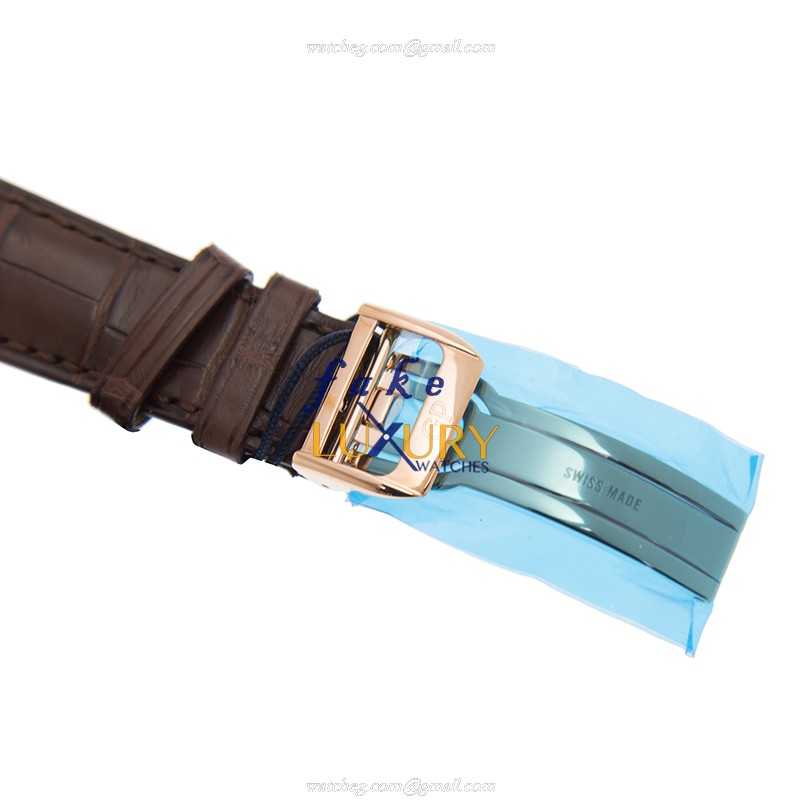 Girard Perregaux 99741-52-831-BAEA Manual Wind 18kt Rose Gold Brown Alligator Replica Watch - Image 4