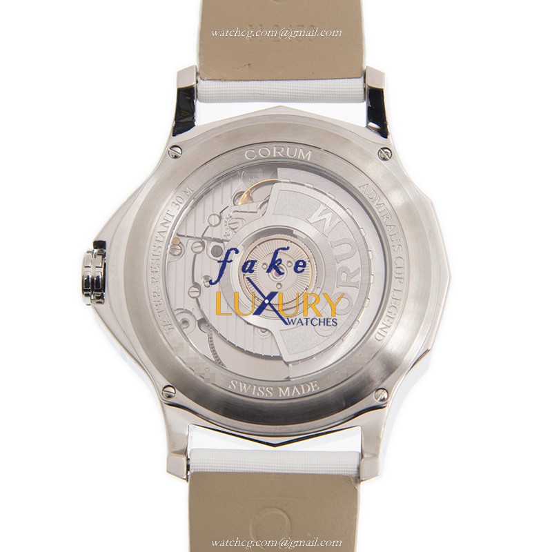 Corum 384.101.47/0F49 AA01 Admirals Cup Replica Watch, Automatic Movement, 18kt White Gold & - Image 3