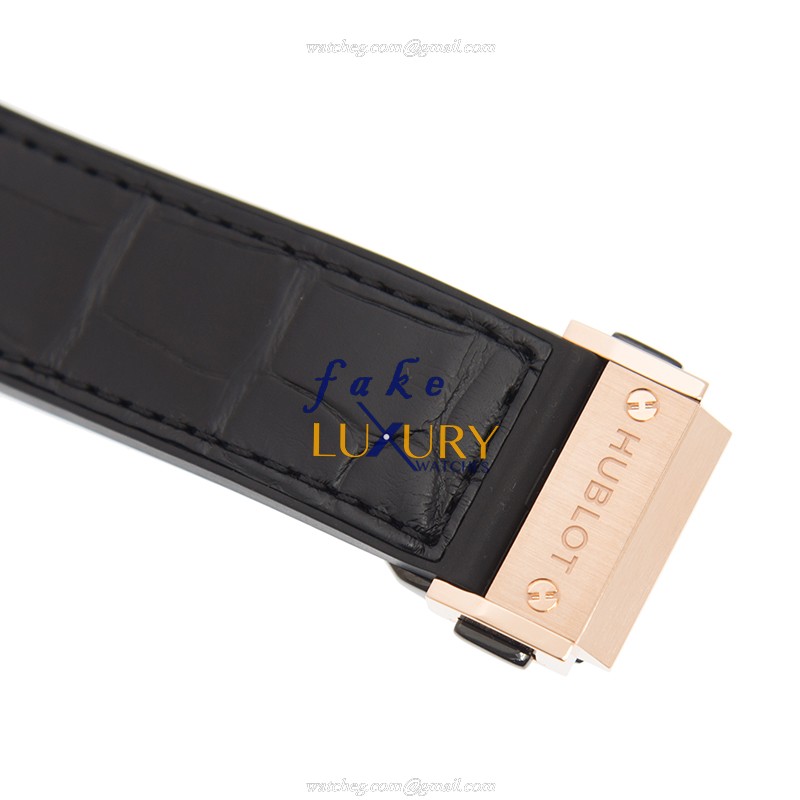 Hublot 547.OX.0180.LR Classic Fusion Auto 18kt Rose Gold Replica Watch - Swiss Movement, Black - Image 4