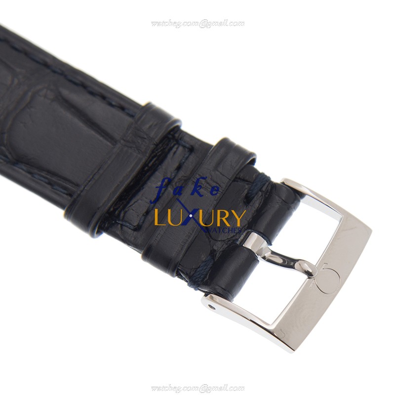 Omega 424.13.40.20.06.002 DE VILLE Automatic Stainless Steel Replica Watch, Gray Dial, Blue - Image 4