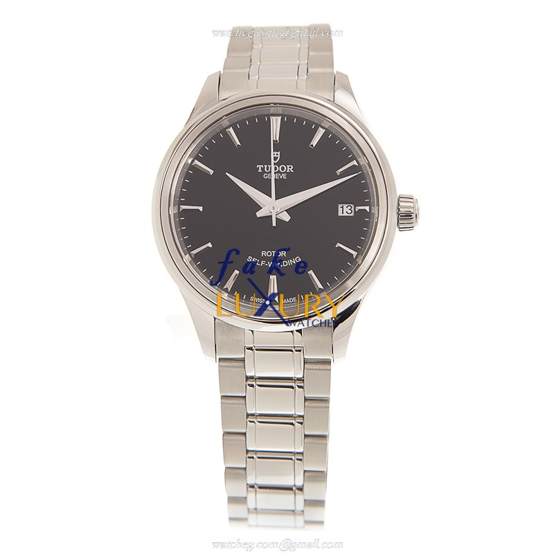 Tudor 12300-65030-BK Automatic Black Dial Replica Watch - 34mm Steel Case - Swiss Movement - Image 2