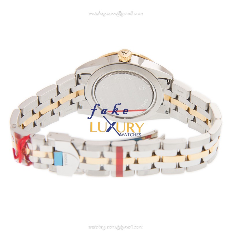 Tudor 55003-68053-WT GLAMOUR DATE 36mm Automatic 18kt Gold & Steel Case Replica Watch - Image 4