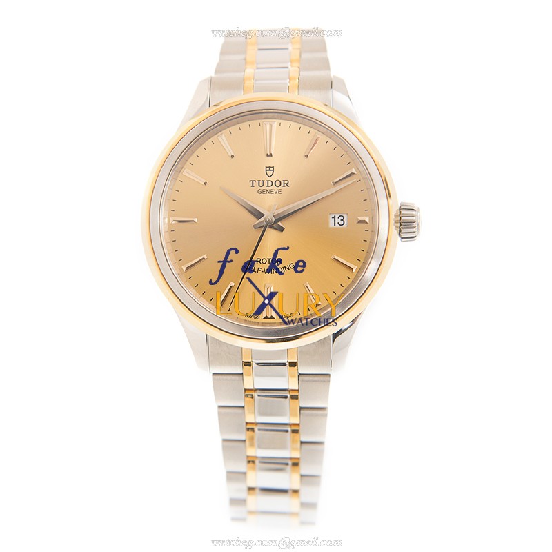 TUDOR 12503-65053-CH | AUTO | 18kt Gold & Steel | Replica Watch - Image 2