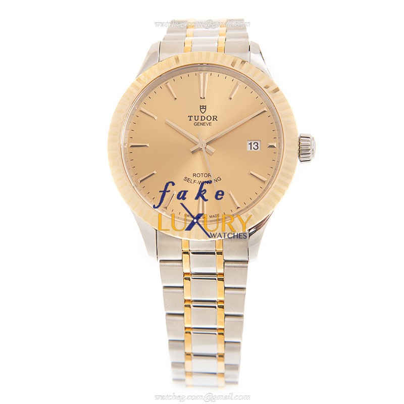 Tudor 12513-65053-CH Luxury Replica Watch, Auto, 38mm Gold & Steel Case, Swiss, 100M Water Res - Image 2