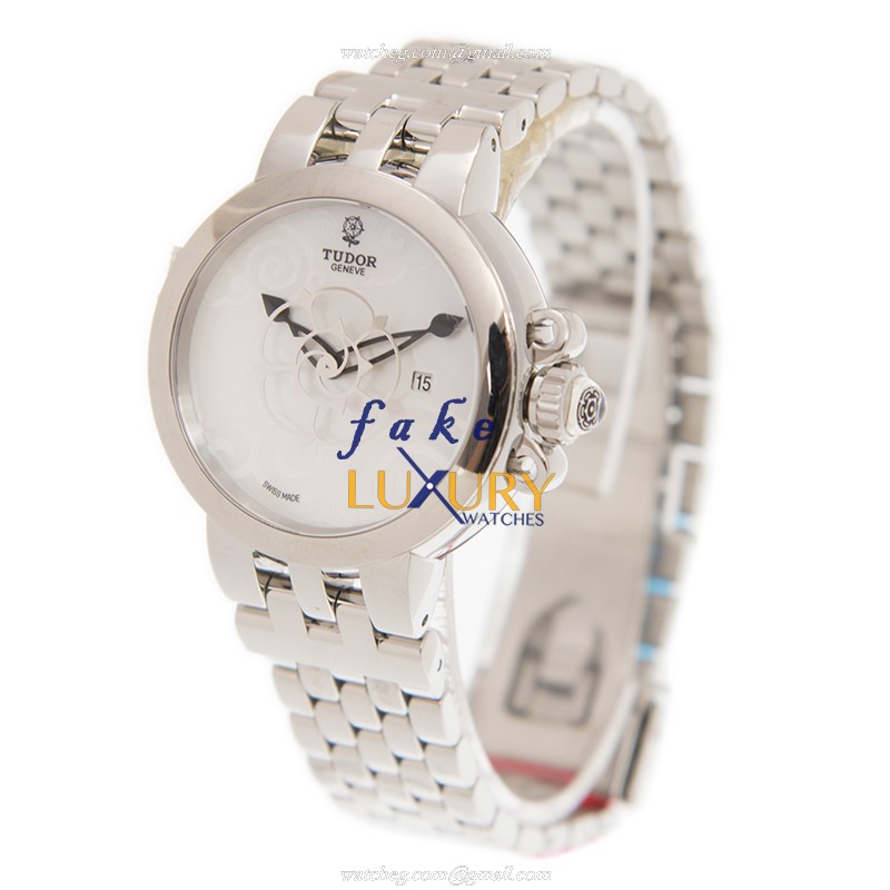 Tudor 35400-65740-NC-WT CLAIR DE ROSE Automatic Silver Dial Stainless Steel Replica Watch - Image 3