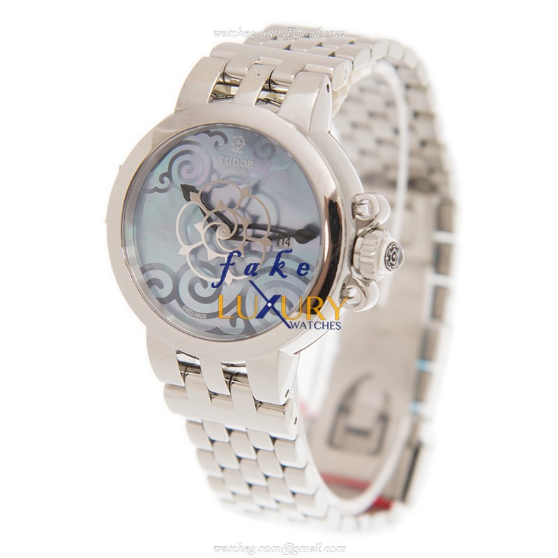 Tudor 35400-65740-NC-BL CLAIR DE ROSE Auto Swiss Movement Steel Case Blue Dial Replica Watch - Image 3