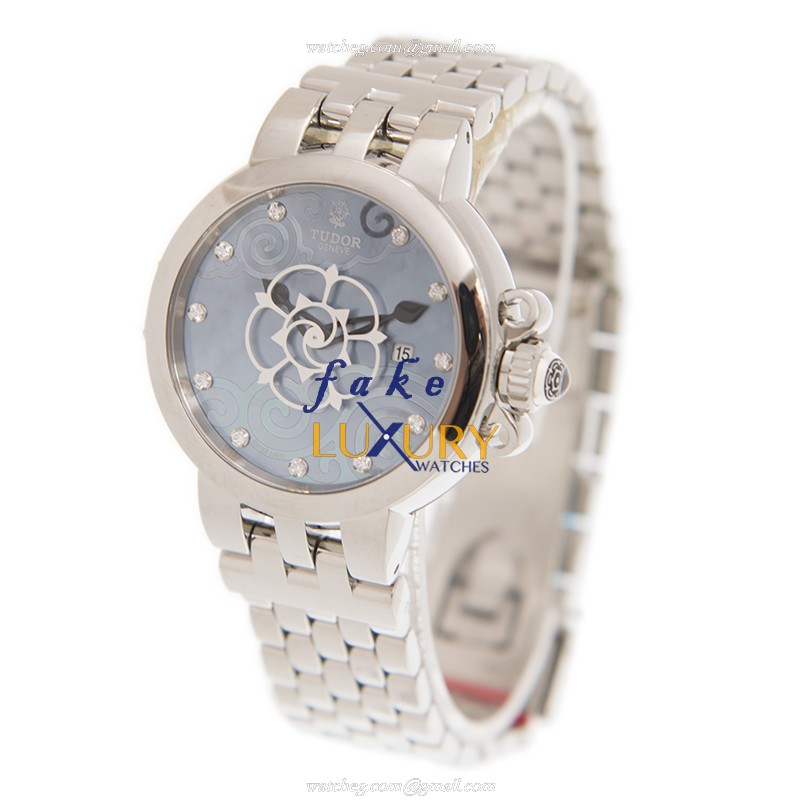 Tudor 35400-65740 NC11DI-BL CLAIR DE ROSE Automatic Steel - Blue Dial - Replica Watch - Image 3