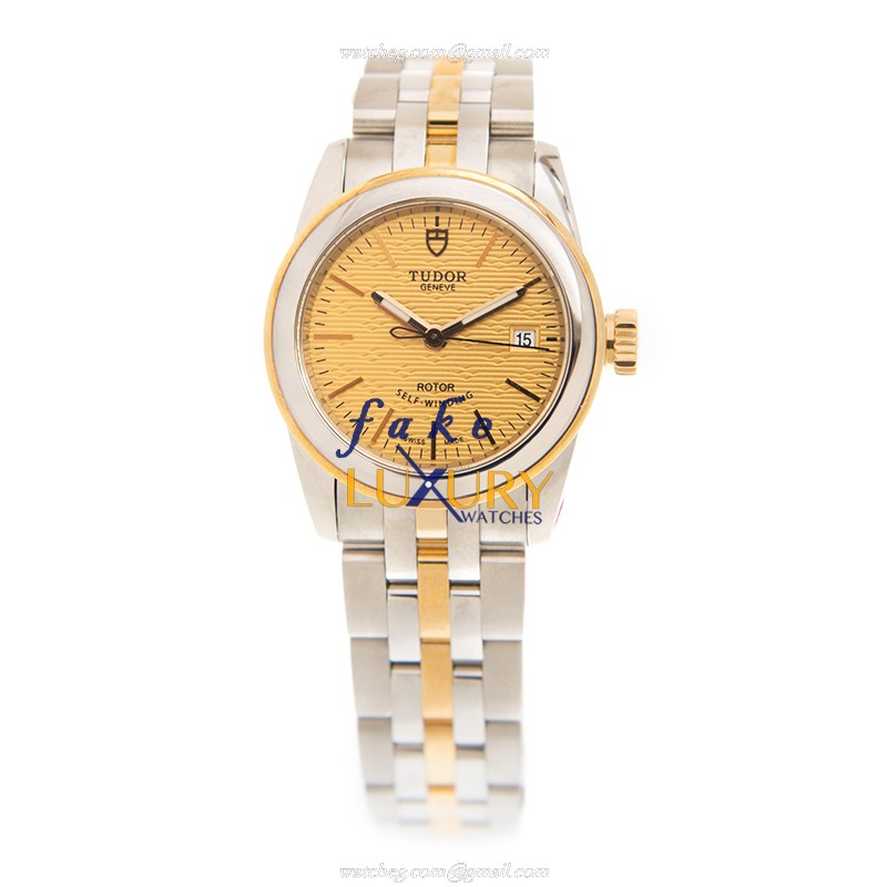 Tudor 51003-68013-CHCL GLAMOUR DATE Automatic Gold & Steel Case Replica Watch - Image 2