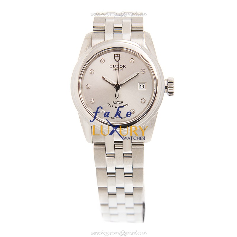 Tudor GLAMOUR DATE 51000-68010-10DI-SV | Automatic | Steel Silver Dial | Replica Watch - Image 2
