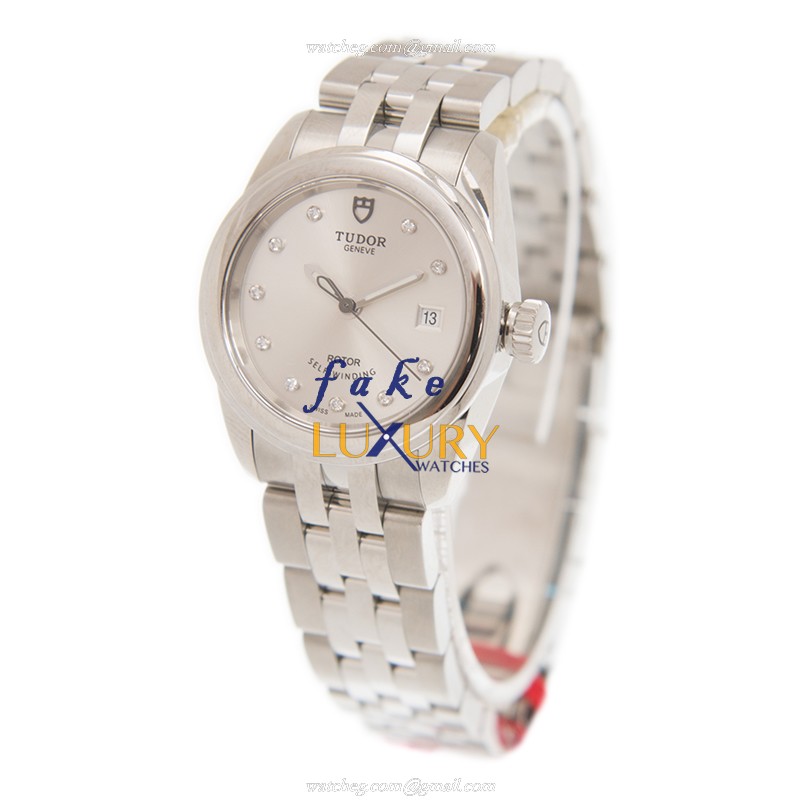 Tudor GLAMOUR DATE 51000-68010-10DI-SV | Automatic | Steel Silver Dial | Replica Watch - Image 3