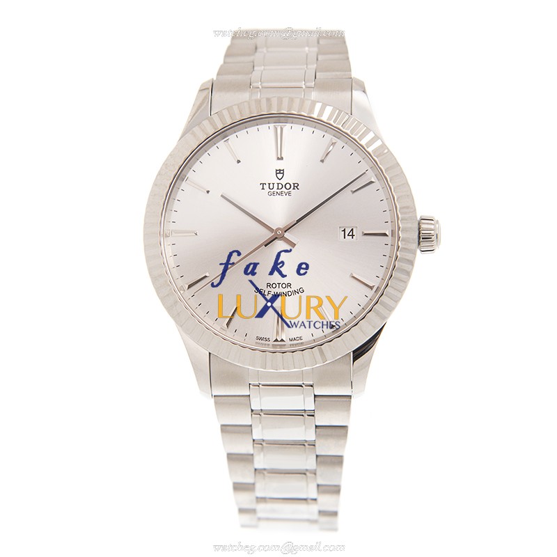Tudor 12710-65070-SV - Luxury Replica Watch - Automatic - Steel Case - 41mm - Silver Dial - Image 2