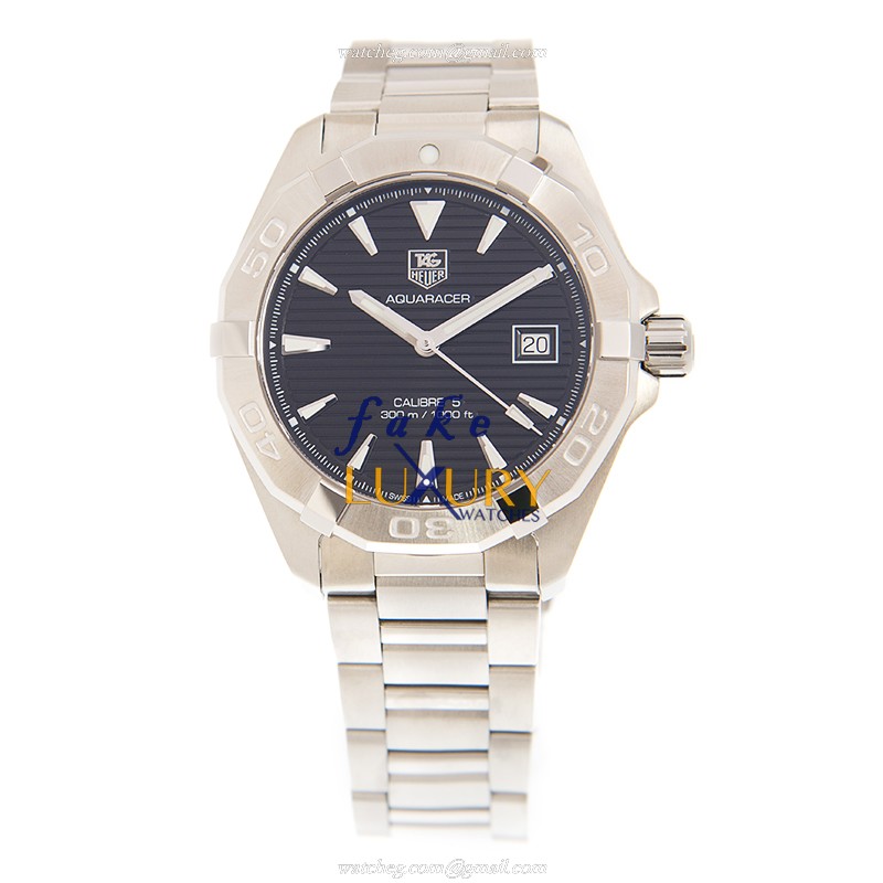 Tag Heuer Aquaracer WAY2110-BA0910 Automatic Black Dial Stainless Steel Replica Watch - Image 2