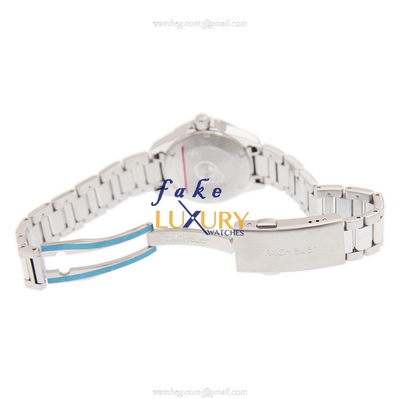 Tag Heuer WAY1414-BA0920 Aquaracer Replica Watch, White Mother of Pearl Dial, Steel Bracelet - Image 5