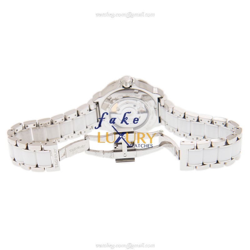 WAU2211-BA0861 - Tag Heuer F1 Replica Watch - Automatic White Dial Ceramic Steel - Image 5