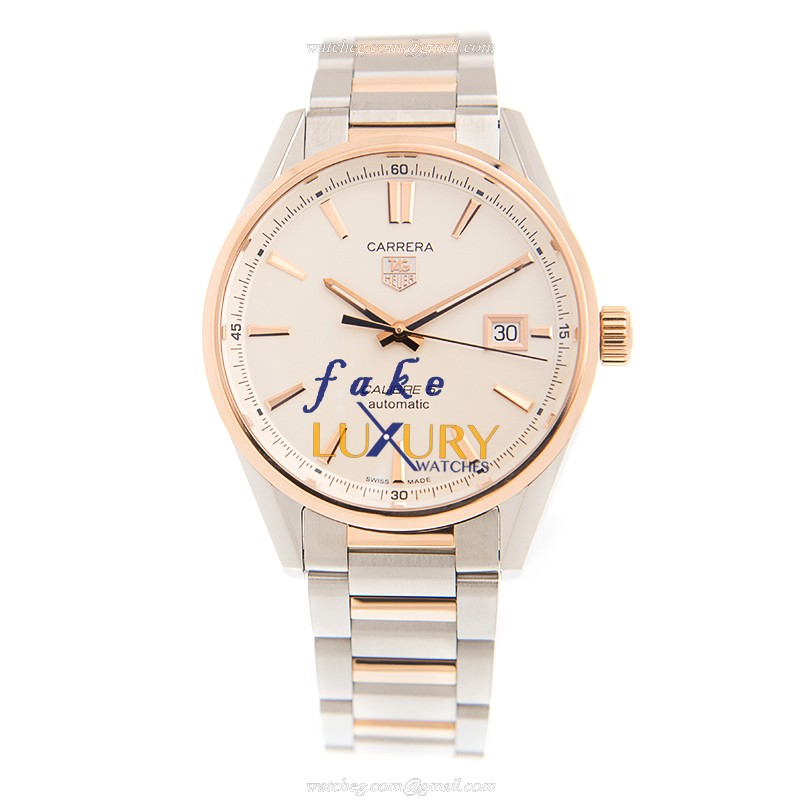 Tag Heuer WAR215D-BD0784 Carrera Replica Watch, 39mm 18kt Rose Gold Steel Automatic - Image 2