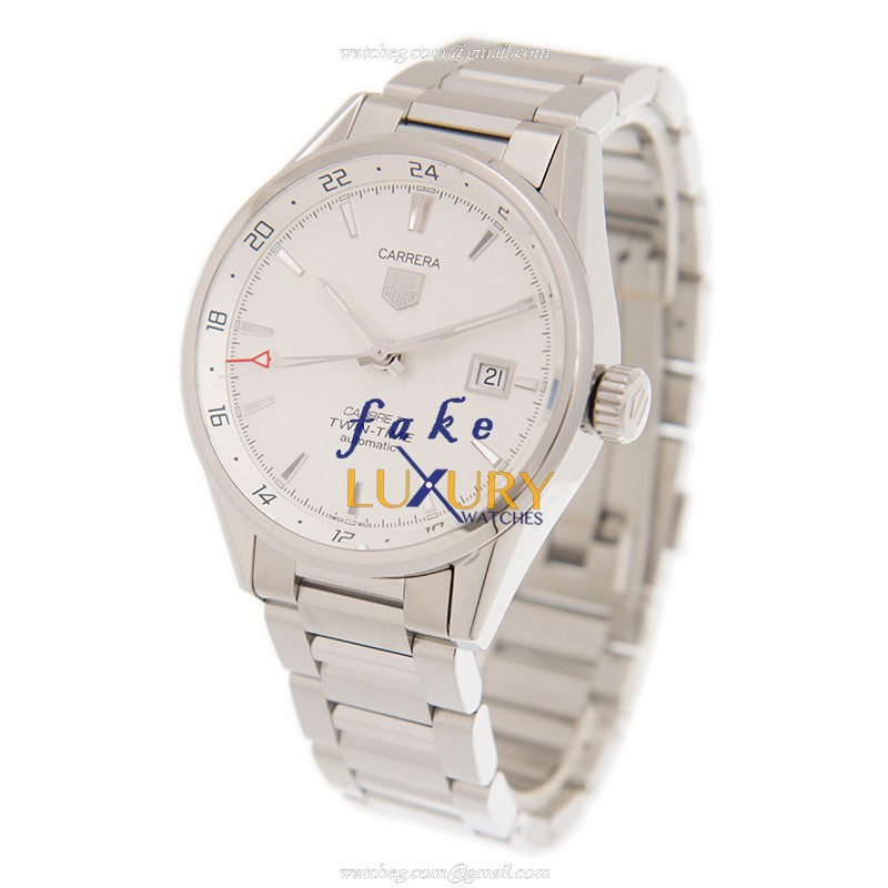 Tag Heuer Carrera WAR2011-BA0723 Replica Watch, Automatic, White Dial, Steel Bracelet - Image 3