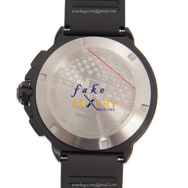 Tag Heuer CAU1114.FT6024 F1 Quartz Replica Watch With Black Dial, Steel Case, Rubber Strap - Image 3