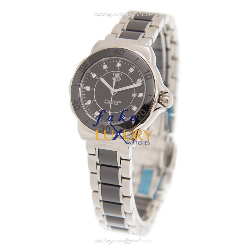 Tag Heuer WAH1314-BA0867 F1 Replica Watch Automatic Ceramic Steel Black Dial 32mm - Image 3