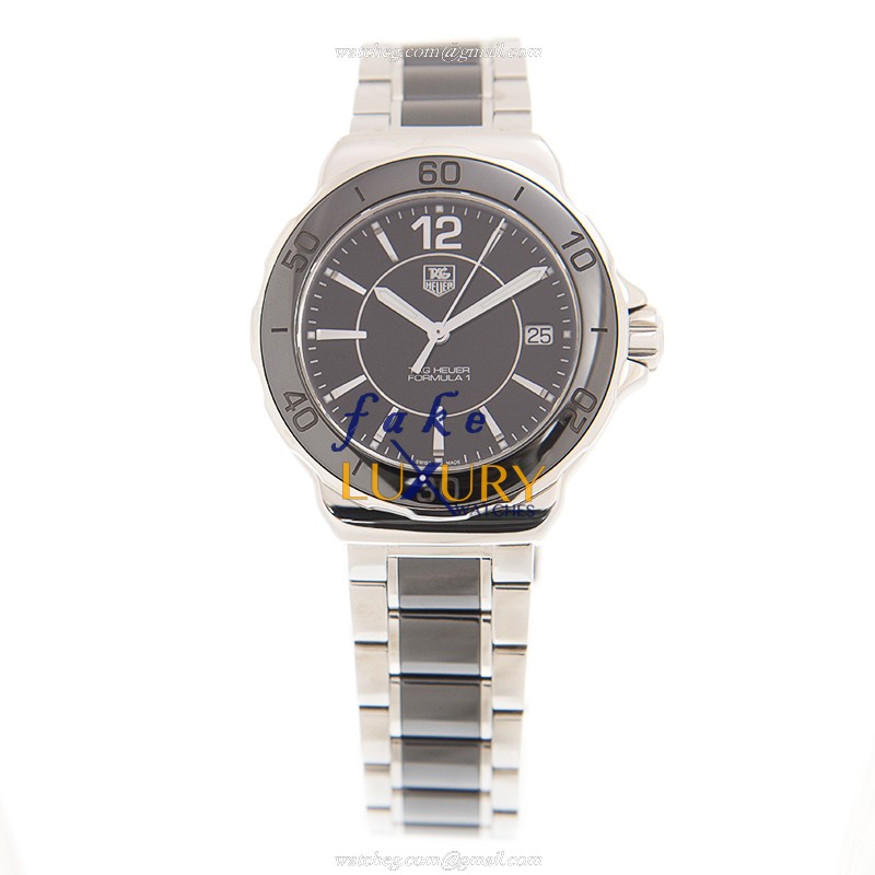 Tag Heuer WAH1210-BA0859 F1 Quartz Black Dial Ceramic Steel Replica Watch - Image 2