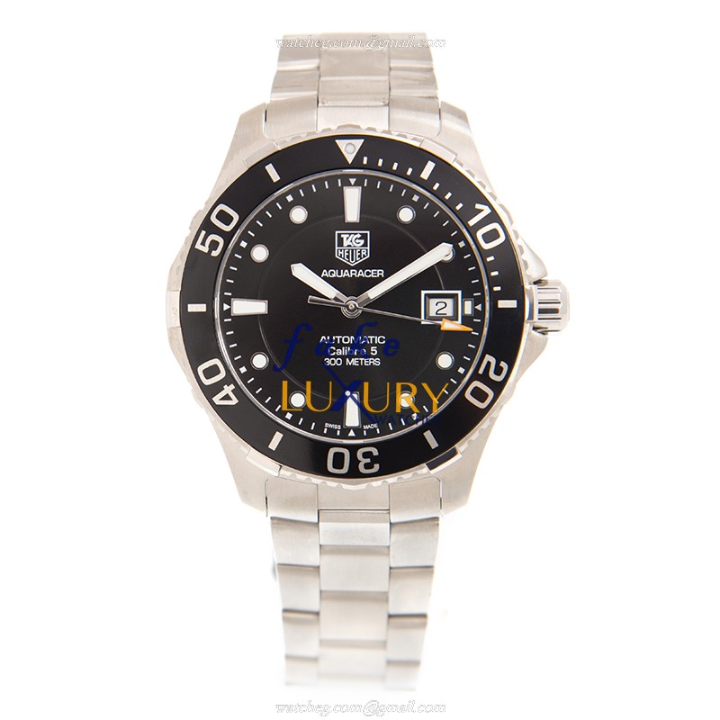 Tag Heuer Aquaracer WAN2110-BA0822 Automatic Black Dial Steel Replica Watch - Image 2
