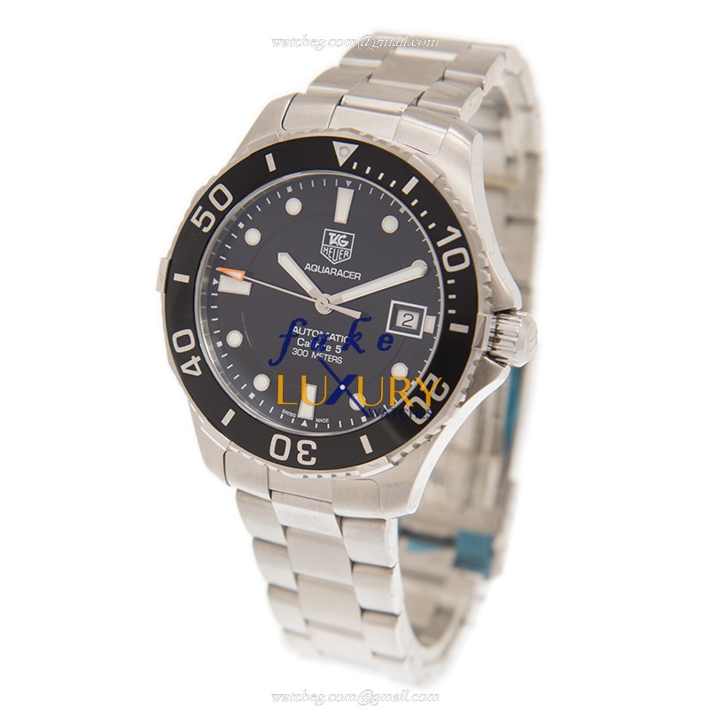 Tag Heuer Aquaracer WAN2110-BA0822 Automatic Black Dial Steel Replica Watch - Image 3