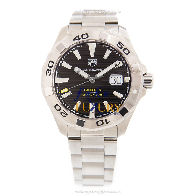 Tag Heuer WAY2010.BA0927 Aquaracer Replica Watch - Automatic - Steel Case - Black Dial - Image 2