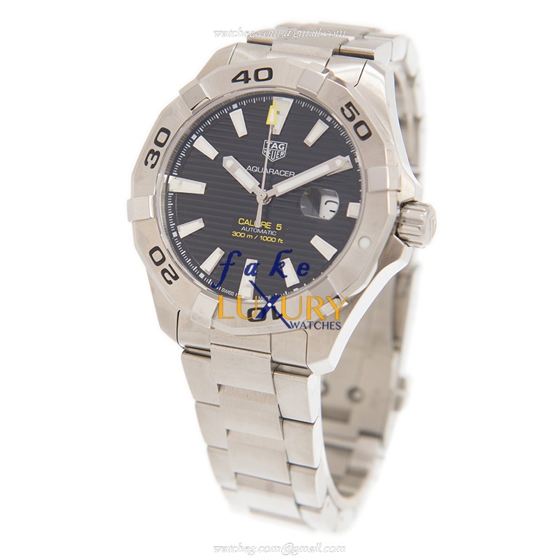 Tag Heuer WAY2010.BA0927 Aquaracer Replica Watch - Automatic - Steel Case - Black Dial - Image 3