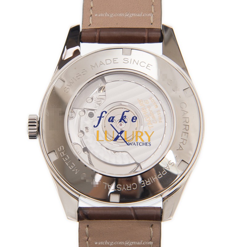 Tag Heuer Carrera WAS2115-FC6181 Replica Watch, Automatic Movement, Brown Alligator Strap - Image 3